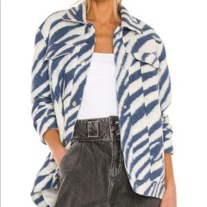 All saints zebra jacket